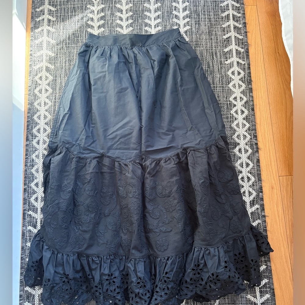 Abercrombie & Fitch black maxi skirt